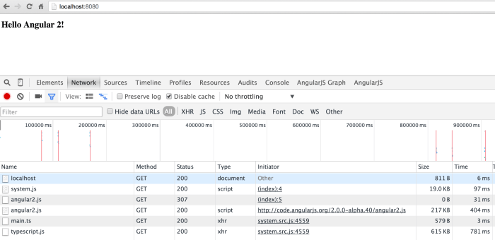 Starting an Angular 2 project with TypeScript and JSPM