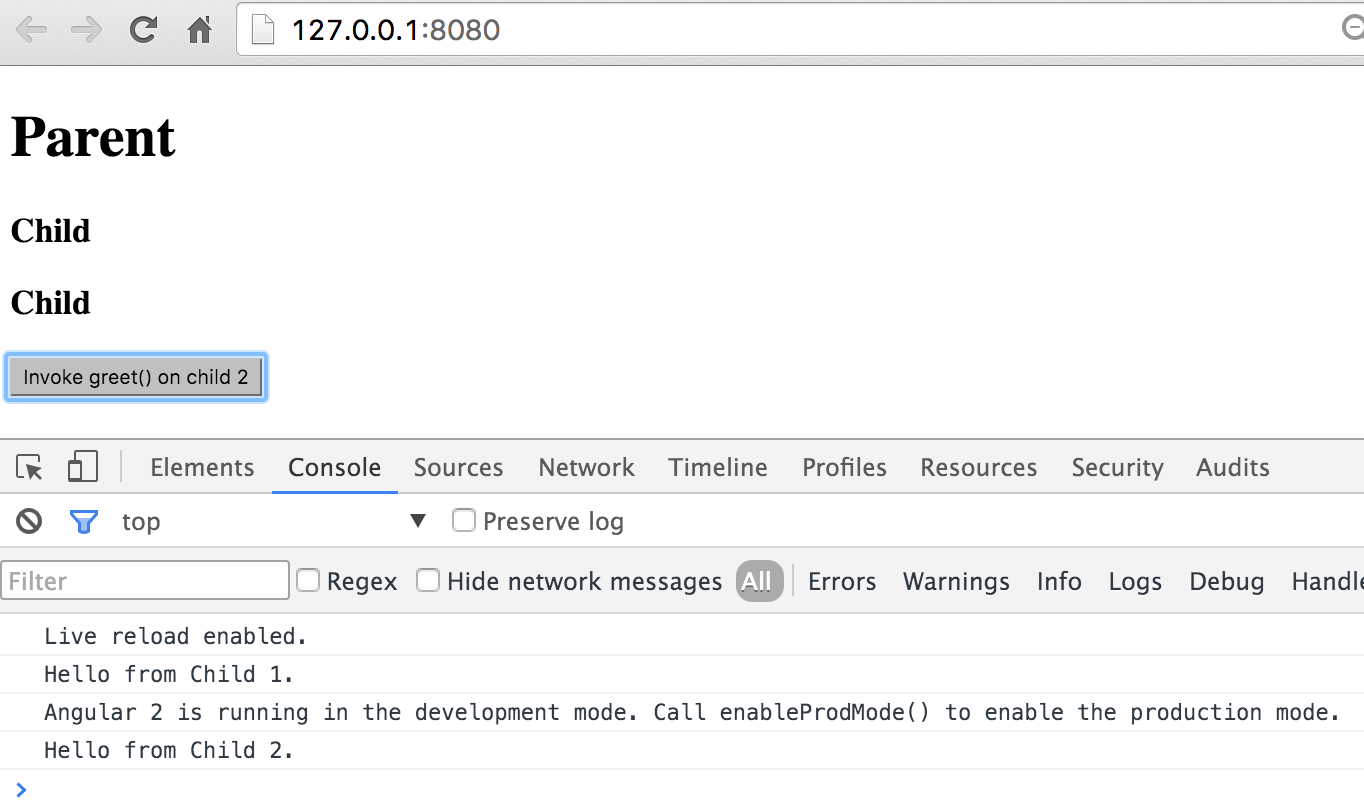 Angular 2: Exposing Child Component’s API